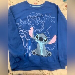 Disney Stitch Royal Blue Fleece